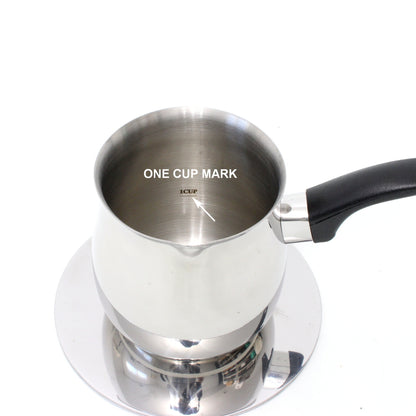 One cup mark on inside of Microfryr makes it easy to fill your deep-fryer with oil